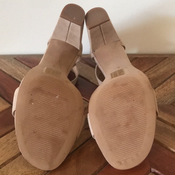 Madewell strappy heels in tan suede - Picture 5 of 5